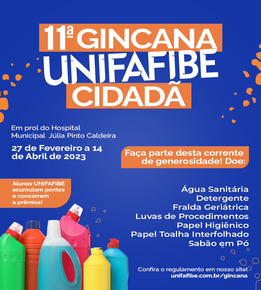 11ª Gincana UNIFAFIBE Cidadã